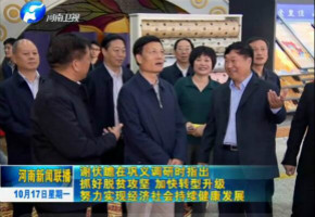 河南省委書記謝伏瞻蒞臨華德調(diào)研